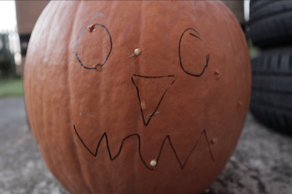How not to carve a pumpkin